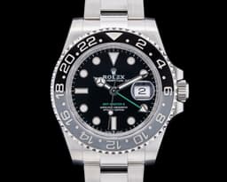 126710GRNR GMT Master II Ceramic SS Black Dial 2025 UNWORN