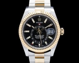 326933 Sky Dweller SS / 18K Yellow Gold Black Dial
