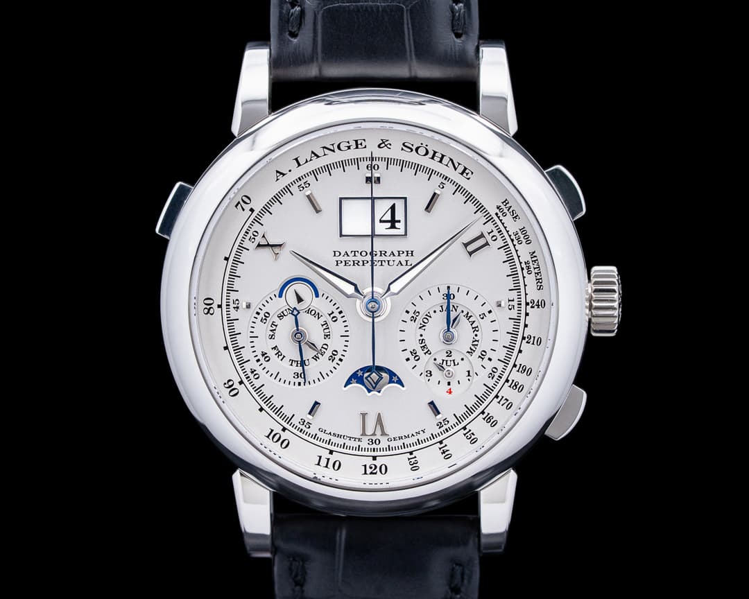 A. Lange & Söhne 410.025 Datograph Perpetual Calendar Platinum SERVICED