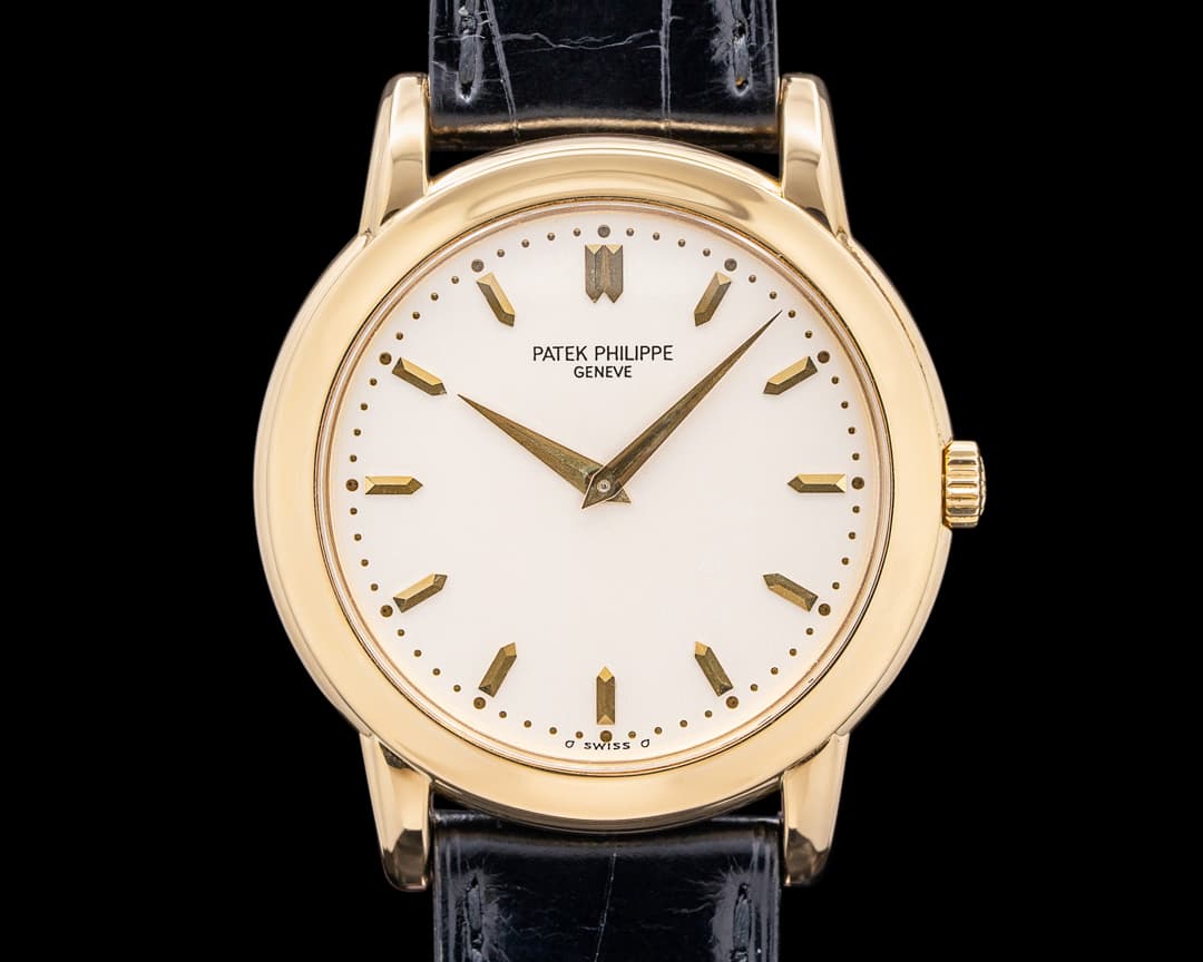 Patek Philippe 5032J Calatrava Automatic 18K Yellow Gold Silver Dial
