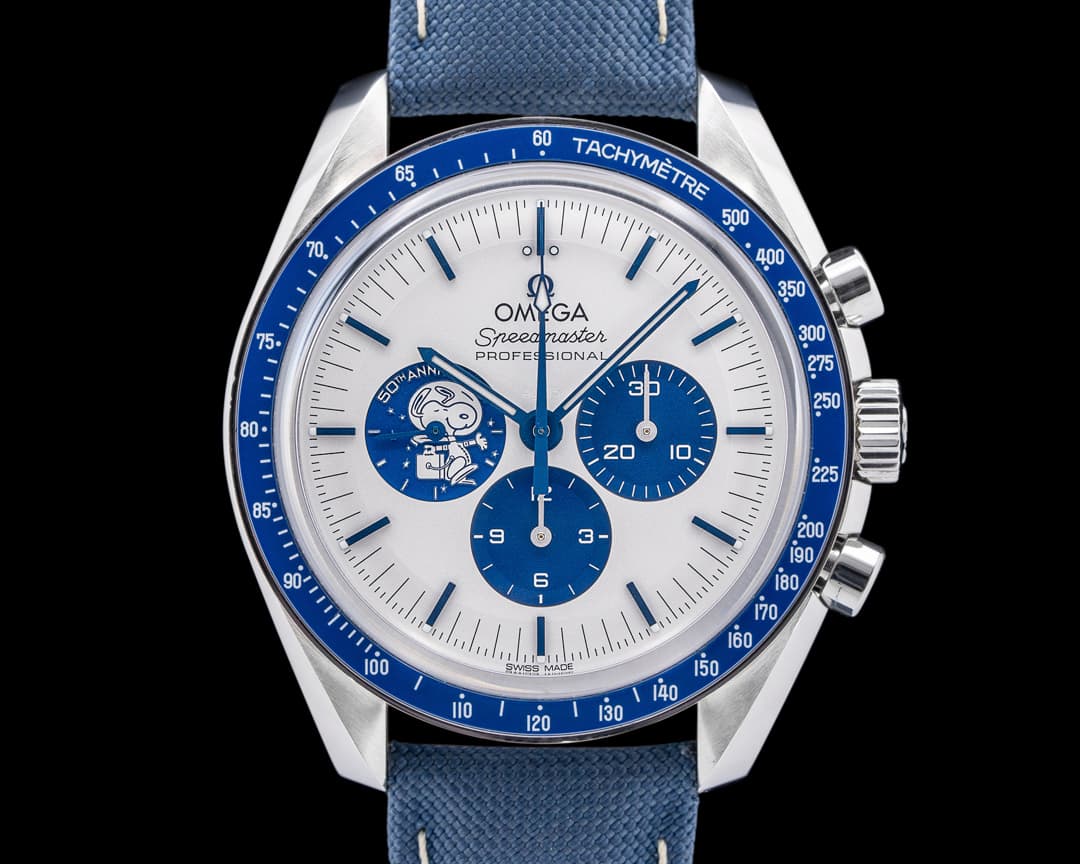 Omega Speedmaster Silver Snoopy Award 50th Anniversary Silver Dial