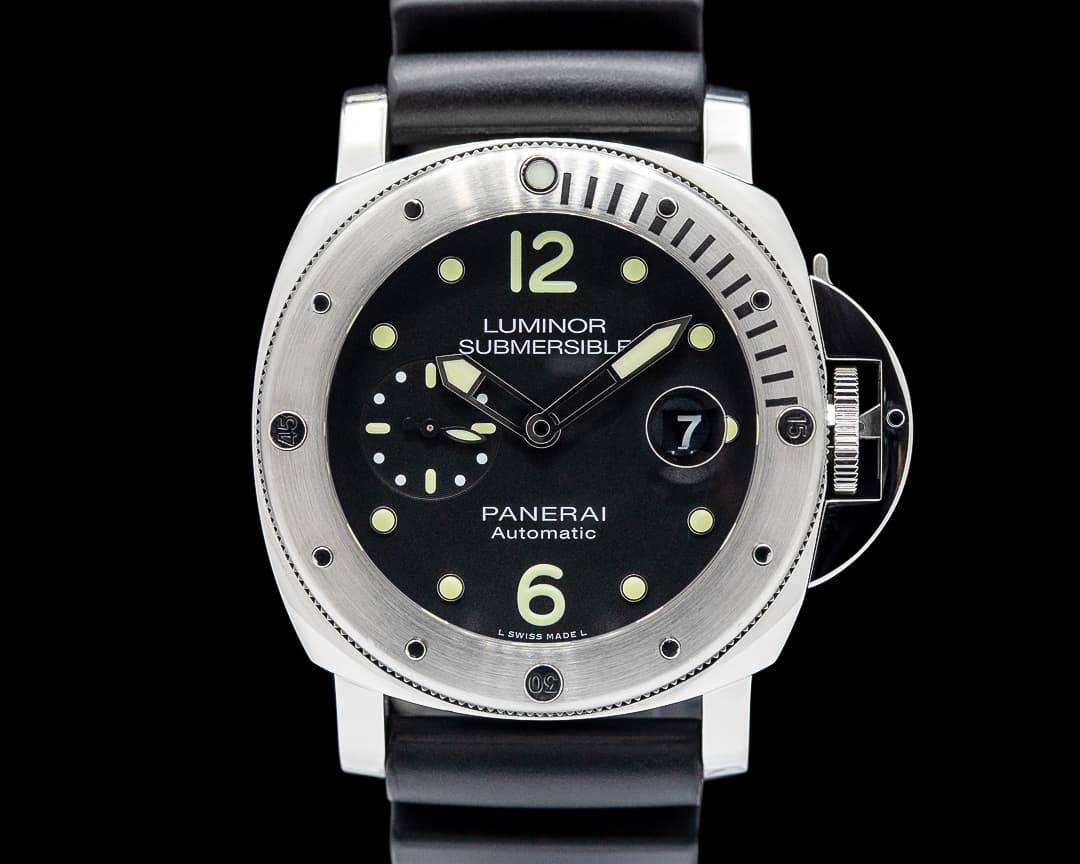 Panerai Luminor Submersible 44MM SS Black Dial