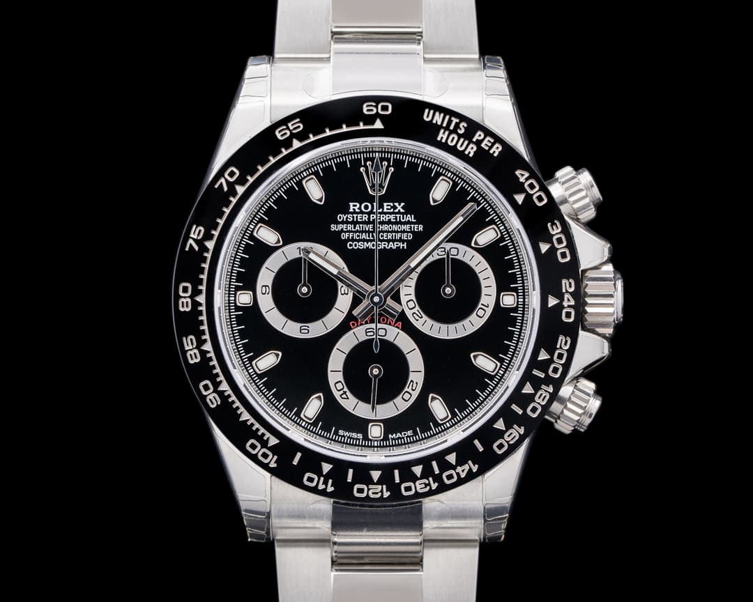 Rolex Daytona 116500 Ceramic Bezel SS Black Dial UNWORN FULL SET