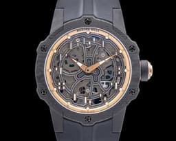 RM33-02 18K Rose Gold Automatic Carbon TPT Skeleton Dial
