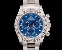 Daytona 116509 18K White Gold Blue Dial