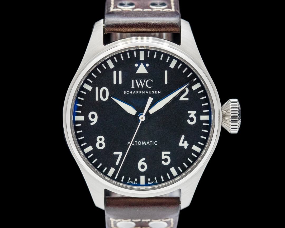 IWC IW329301 Big Pilots Watch SS Black Dial