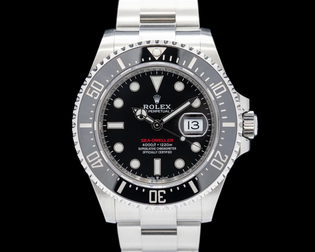 Rolex Sea Dweller RED 43MM 50th Anniversary SS Black Dial