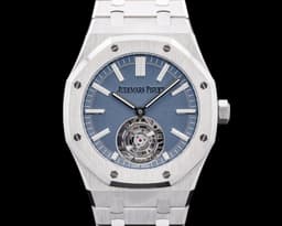 26730TI Royal Oak Flying Tourbillon Titanium Blue Dial