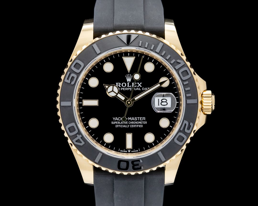 Rolex 226658 Yacht Master 18K Yellow Gold Black Dial 2024 FULL SET