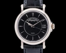 5153G Calatrava Tiffany & Co. Edition 18K White Gold Black Dial