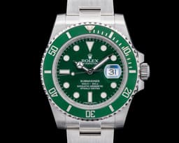 116610LV Submariner "Hulk" Green Ceramic Bezel SS Green Dial