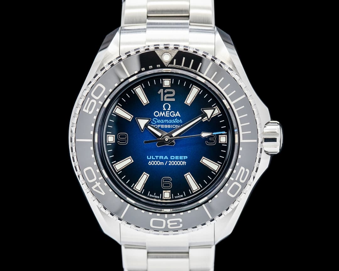 Omega Seamaster Ultra Deep O-Megasteel Blue Gradient Dial