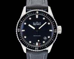 Fifty Fathoms Bathyscaphe Titanium Black Dial