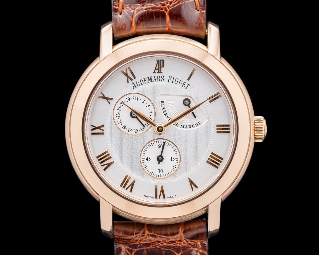 Audemars Piguet 25955OR Jules Audemars 18K Rose Gold Silver Dial