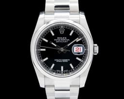 116200 Datejust SS Black Dial FULL SET