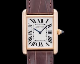 Tank Louis Cartier Large 18K Rose Gold Silver Dial 2025