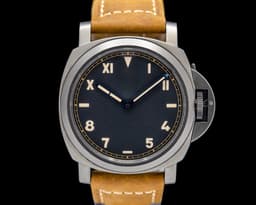 PAM00779 Luminor California 8 Days DLC Titanium Black Dial