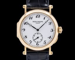 3960J Calatrava Officer "150th Anniversary" 18K Yellow Gold White Dial