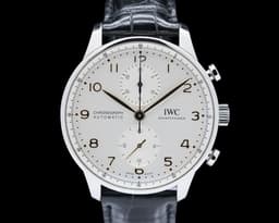 IW371604 Portugieser Chronograph SS Silver Dial