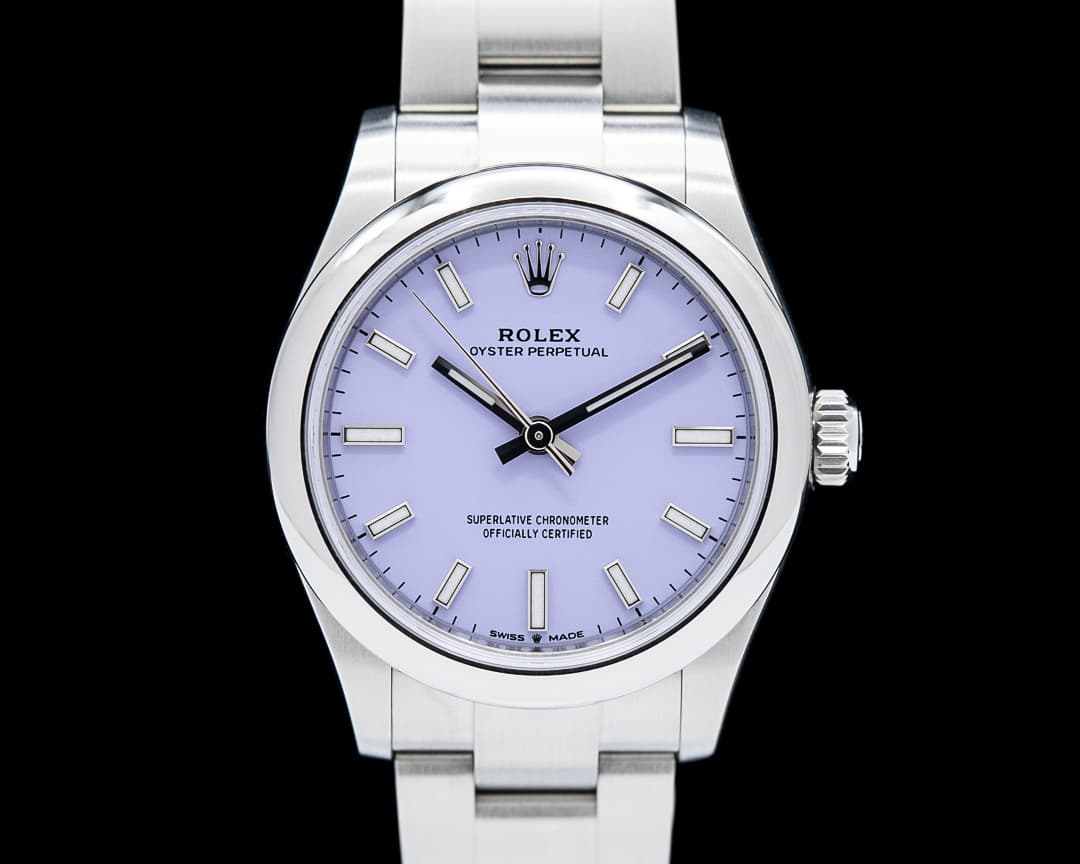 Rolex 277200 Oyster Perpetual 31 SS Lavender Purple Dial 2025 UNWORN