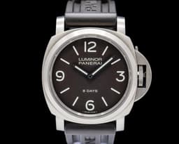 PAM00562 Luminor Base 8 Days Titanium Brown Dial