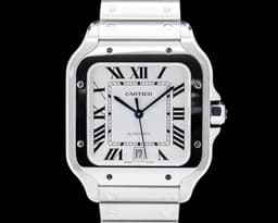 WSSA0018 Santos de Cartier Large SS Silver Dial 2024