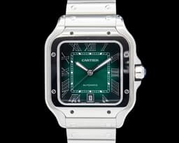 WSSA0062 Santos de Cartier Large SS Green Dial 2024