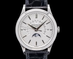5496P Grand Complications Perpetual Calendar Platinum Silver Dial