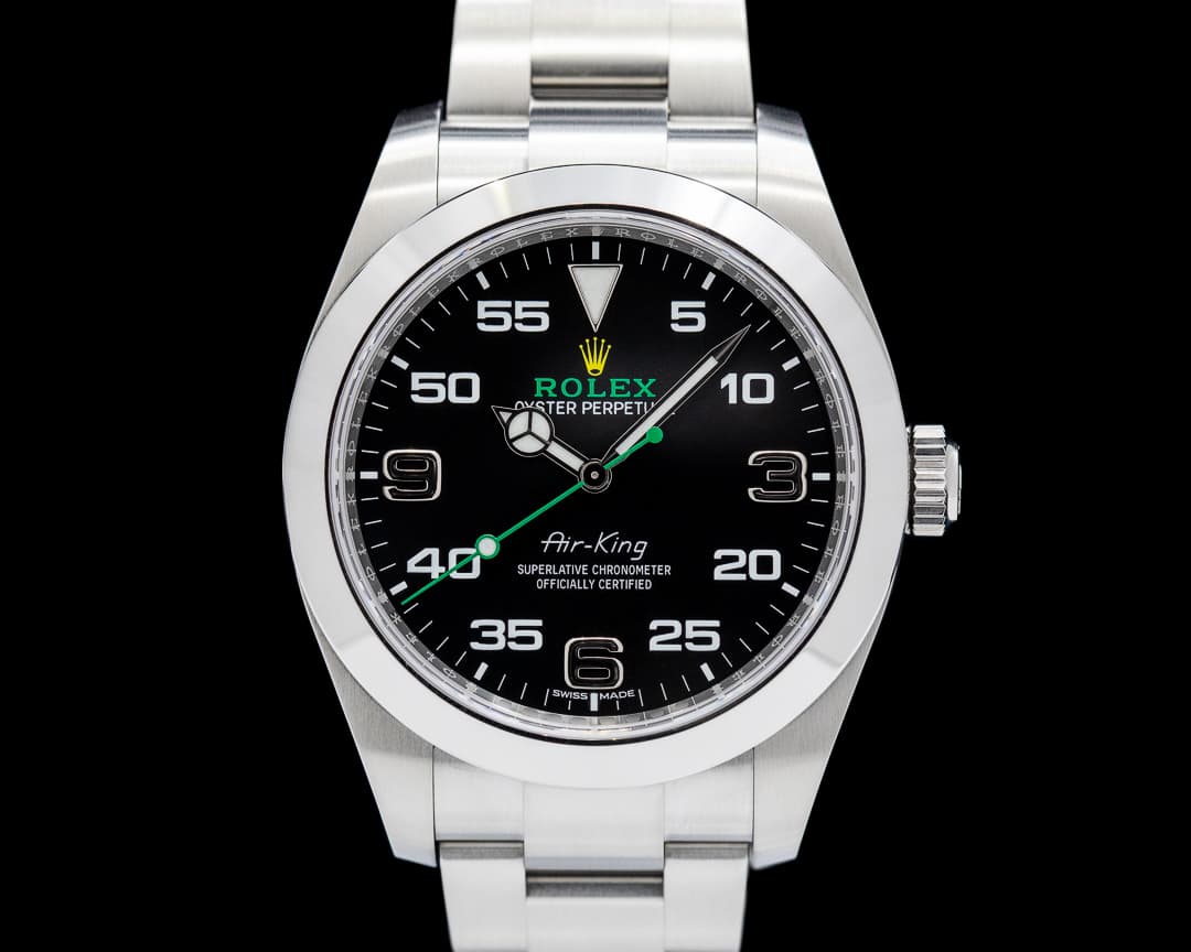 Rolex 116900 Air King SS Black Dial FULL SET