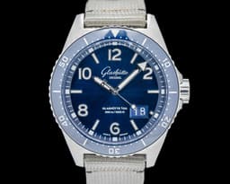 SeaQ Panorama Date SS Blue Dial