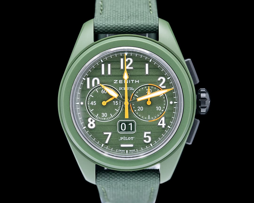 Zenith Pilot Big Date Flyback Porter Green Ceramic 2024 LIMITED
