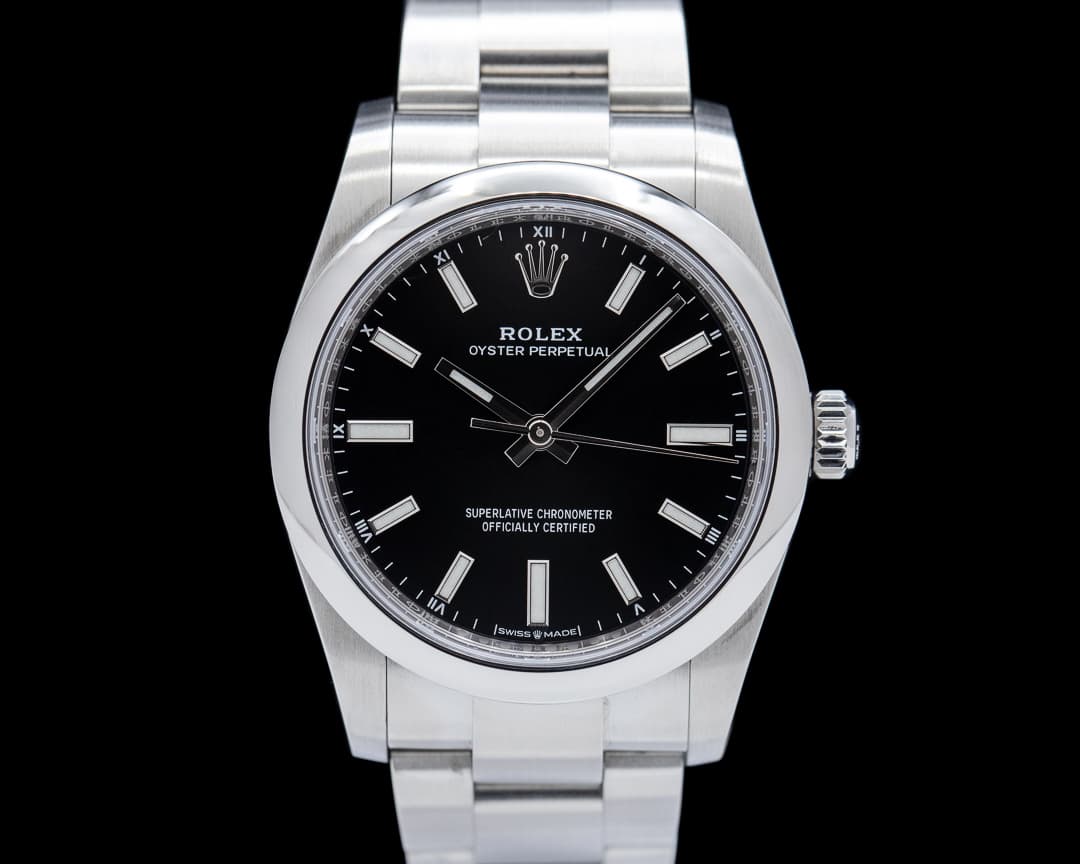 Rolex 124200 Oyster Perpetual 34MM SS Black Dial