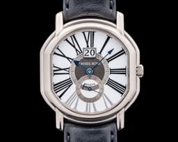 Datomax 18K White Gold White Dial