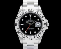 16570 Explorer II SS Black Dial