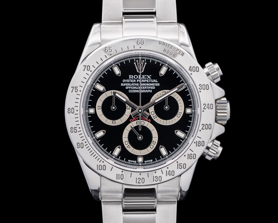 Rolex 116520 Daytona SS Black Dial