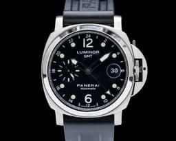 PAM00160 Luminor GMT Automatic Stainless Steel Black Dial
