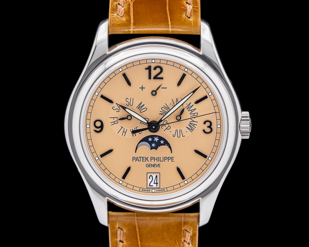 Patek Philippe Advanced Research 5450P Annual Calendar Platinum Salmon Dial FULL SET