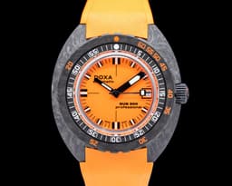 SUB 300 Professional Forged Carbon Orange Dial