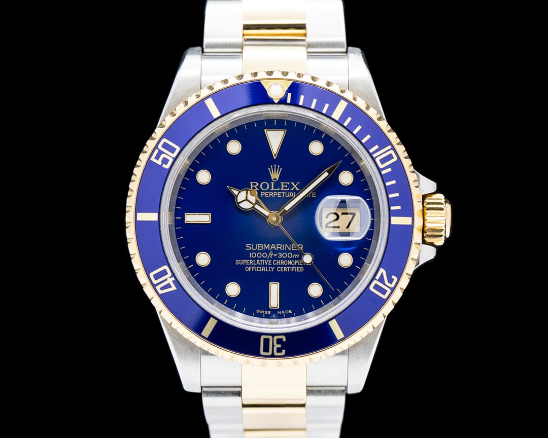 Rolex 16613 Submariner Date Two-Tone Blue Dial