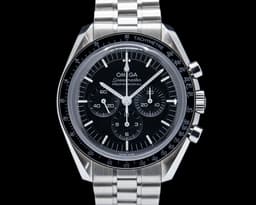 Speedmaster Moonwatch Professional Hesalite SS Black Dial 2025