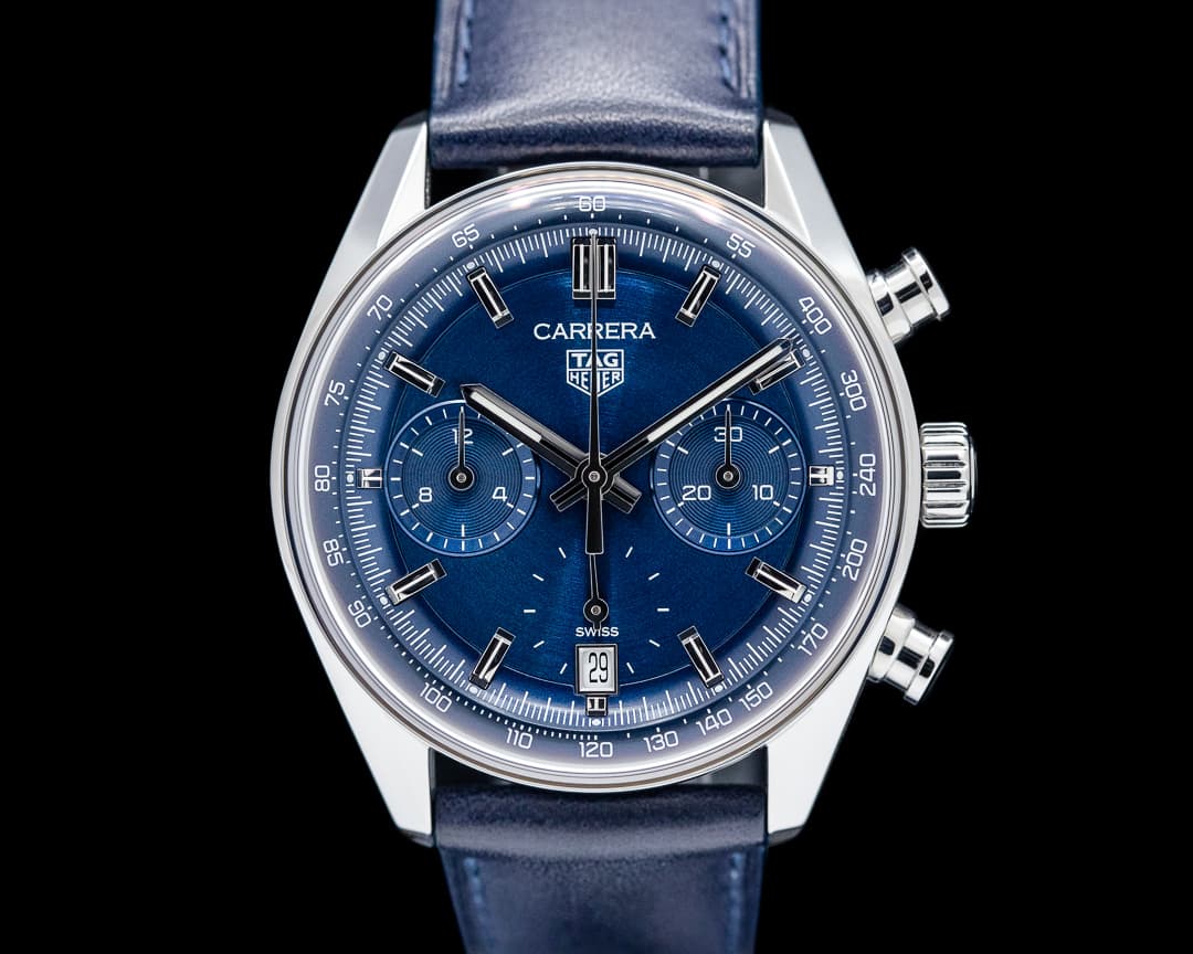 TAG Heuer Carrera Chronograph Automatic Stainless Steel Blue Dial