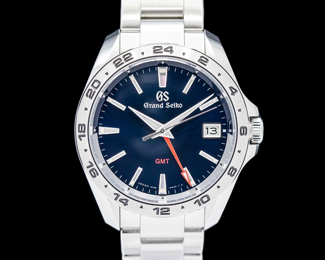 Grand Seiko SBGN005 Quartz GMT SS Blue Dial