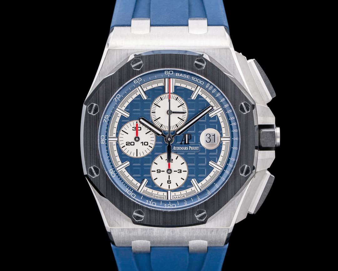 Audemars Piguet Royal Oak Offshore Chronograph Platinum Blue Dial