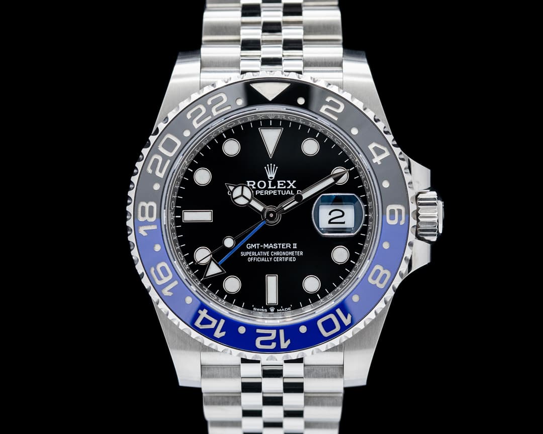 Rolex 126710BLNR GMT-Master II "Batman" Jubilee SS Black Dial 2025 FULL SET