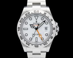 216570 Explorer II SS Polar White Dial