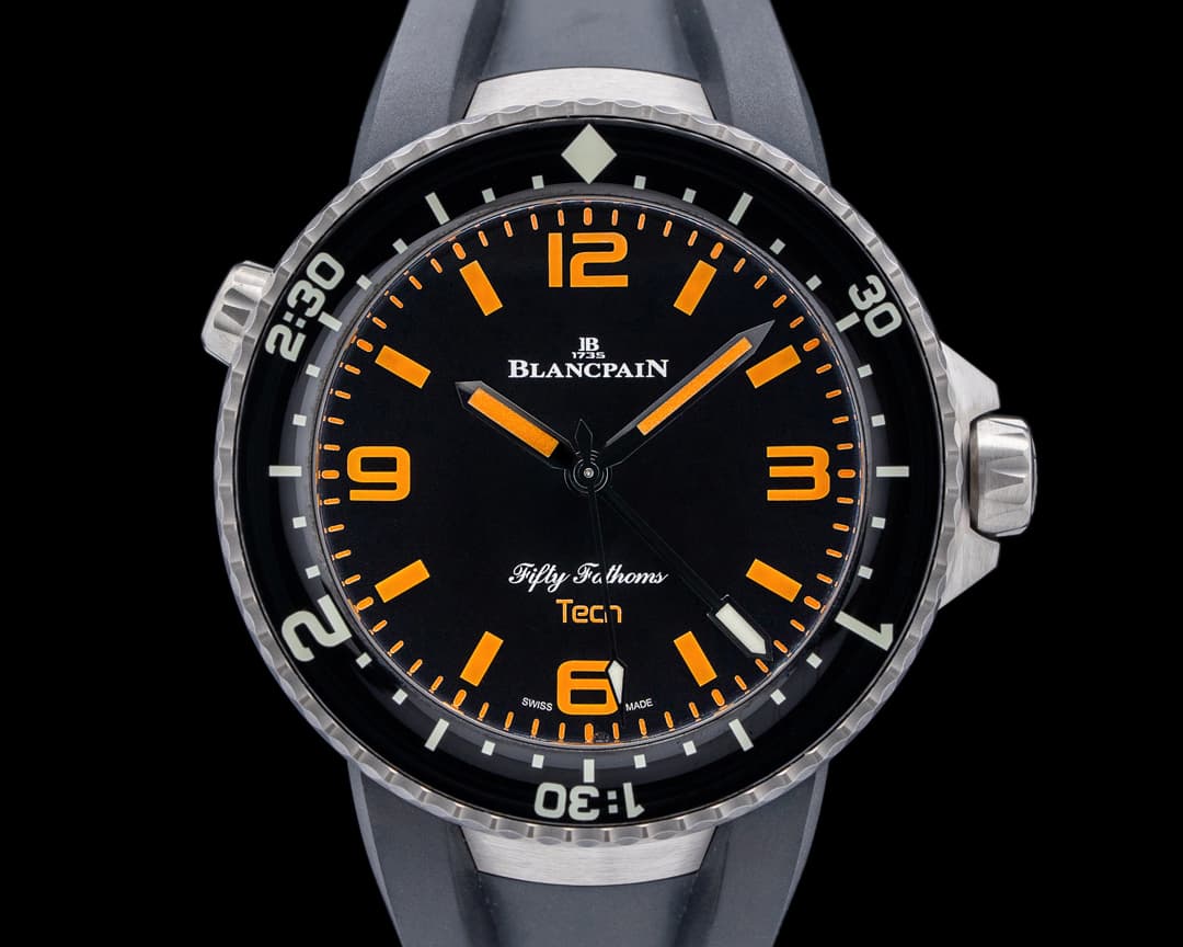 Blancpain 5019 Fifty Fathoms Tech Gombessa Titanium Black Dial 2024