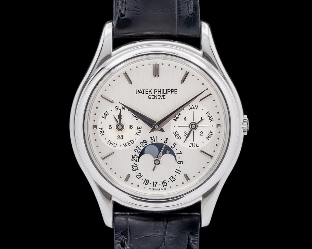 Patek Philippe 3940P Perpetual Calendar Platinum Silver Dial