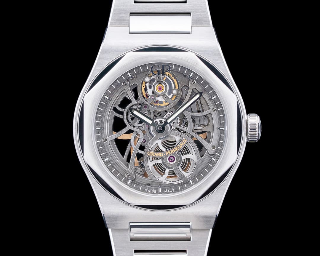 Girard Perregaux 81015 Laureato SS Skeleton Dial