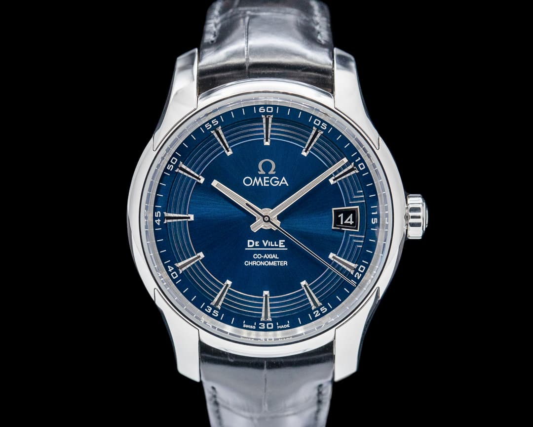 Omega De Ville Hour Vision Blue SS Blue Dial
