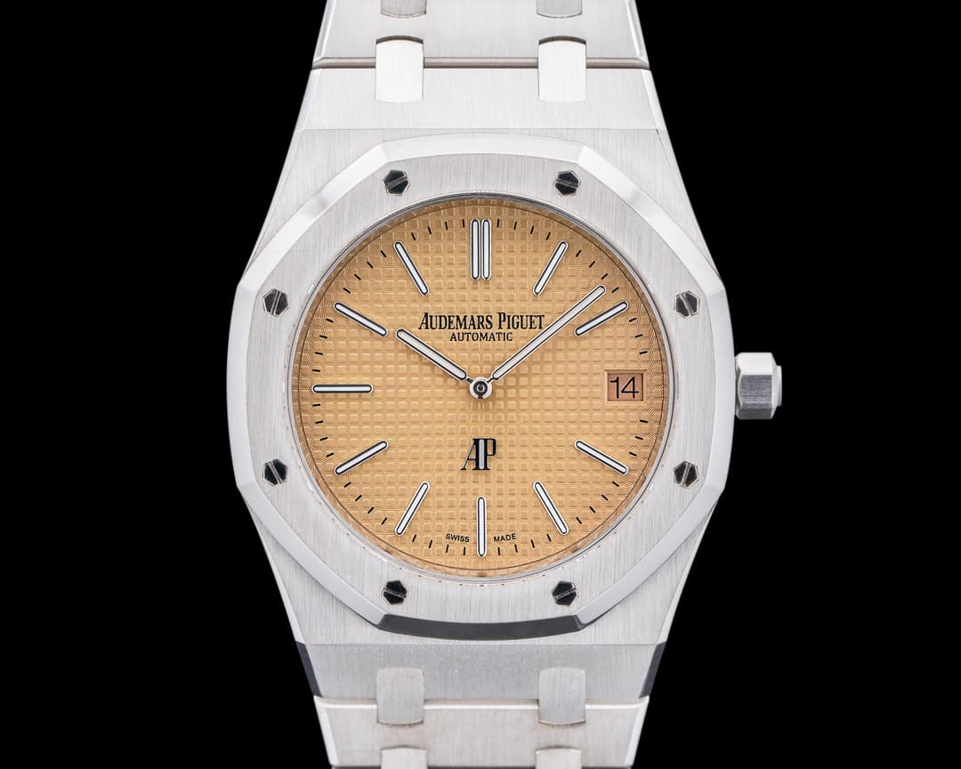 Audemars Piguet 15202BC Royal Oak Jumbo Extra-Thin 18K White Gold Salmon Dial